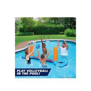 Nerf Super Soaker Pool Volleyball Set Inflatable Pool Float with Net and Inflata